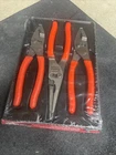 For Snap-on Tools New Orange 3PC Soft Grip Slip Joint Pliers Lot Set PL347ACFO. Price: $205.00.