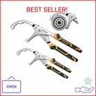 Elead Adjustable Oil Filter Wrench Set - 9" & 12" Pliers For Cars, Trucks, Motor New. Price: $24.93.