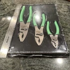 Snap-on PL403AG Pc Combination Slip Joint Pliers Set Green Sealed New. Price: $199.95.