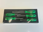 New Matco Tools SSPCG5CA Top Torque Ii 5PC Premium Green Screwdriver Set In Foam. Price: $139.99.