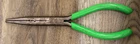 Mac Tools Needle Nose Fishing P301812 9" Pliers Green Grips Used. Price: $37.95.