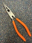 Vtg Matco PNNC7B Needle-nose Pliers, Orange Grips, 8-1/4", Exc. Condition Used. Price: $36.50.