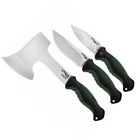 Utica Campsite Combo Black & Green Polymer 8CR13MOV Fixed Blade Knife 911703CP New. Price: $144.90.