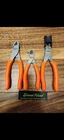 *new Snap On Tools 3 Piece Plier Set - 86ACF / 85CF 786CF Orange Soft Handle. Price: $209.99.