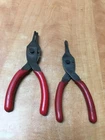 Snap-on Convertible Snap-ring Plier Lot Of 2 SRPC9090A SRPC9000A 9" Used. Price: $44.99.