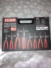 Icon Precision Snap Ring Pliers 8 Piece Set New. Price: $105.00.