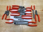 Snap-on Tools Usa New 12 Piece Orange Soft Grip Master Assorted Pliers Lot Set. Price: $799.95.