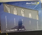 Blue-point Tools As Sold By Snap On BPL501 5-PIECE Pliers & Cutters Set New. Price: $125.00.