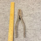 Utica Lineman Pliers Side Cutting Gripping Heavy Duty 8" #1050 Usa Used. Price: $14.00.