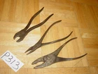 Snap-on Tools Vintage 3 Piece Vacuum Grip Pliers Needle Nose,battery,slip Joint Used. Price: $105.00.