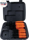 (3495) 12-PIECE Fixed Tip Combination Internal/external Snap Ring Pliers Set New. Price: $184.39.