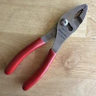 Snap Tools 6.5" Long Slip Joint Pliers Red Soft Grip 45ACF Made Usa Used. Price: $79.95.