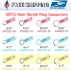 50X Wire Crimp Connectors Waterproof Heat Shrink Ring Terminals M5 M6 M8 M10 Us New. Price: $9.49.