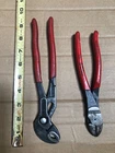 Mac Tools Knipex PDC8 & Cobra Pliers 9 1/2" Long Used. Price: $65.00.