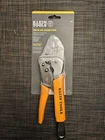 Klein Tools 10 Inch High Locking Force Curved Jaw Pliers With Grip New. Price: $16.90.