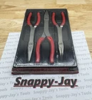 Snap-on Tools Usa New Piece Red Soft Grip Long Nose Pliers Set PL308CF. Price: $249.95.