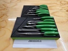 Snap-on Tools Usa New Green 12PC Essential Pliers / Cutters Foam Sets. Price: $999.95.