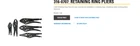 Tools Caterpillar 5PC Locking Plier Set By Snap On Corp Spain 316-0707 New. Price: $169.99.