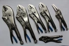 Matco Tools Straight Curved Needle Jaw Locking Pliers Set 6PC Used. Price: $140.00.