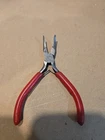 Mac Tools 4-3/4" Curved Smooth Jaw Mini Pliers Red Handles Usa P301701 Used. Price: $20.00.