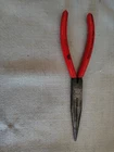 Mac Tools By Knipex V3 P13 Germany 8" Sure Grip Needle Nose Pliers Red 26-200 Used. Price: $34.65.