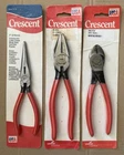 Crescent Usa 542-7CV, 654-7CV, 50-8CV, Pliers/diagonal Cutters/needle Nose Set New. Price: $69.99.