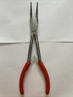 Matco Orange Handle PNO111P Long Reach 45 Angle Needle Nose Pliers 11" Used. Price: $29.99.
