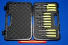 Snap-on New Piece Hi-viz Yellow Soft Grip Ring Pliers Set SRPCR112HV. Price: $642.32.