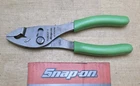 New Snap HJ46ACFG - 6" Long Green Soft Grip Flank Jaw Slip Joint Pliers. Price: $64.95.