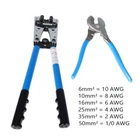 Lablt Battery Cable Lugs Crimping Tool Wire Crimper And Cutter For 6-50MM New. Price: $27.18.