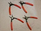 Snap-on 4 Piece Convertible Internal External Retaining Ring Pliers Set Tb Used. Price: $111.11.