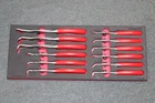 Snap On Tools SRPCR1200FR Red Piece Master Ring Pliers Foam Set Usa Used. Price: $525.00.