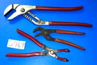 Snap-on & Blue-point Tools 2 Piece Adjustable Jaw + Spark Plug Boot Pliers Used. Price: $120.00.