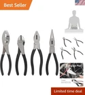 4-PIECE Pliers Set: Diagonal, Needle Nose, And More Ansi Certified New. Price: $30.99.