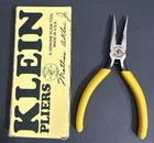 Vintage Klein Tools Needle Nose Pliers D203-5C 5-1/2 Original Box New. Price: $30.59.