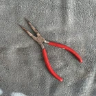 Snap-on 96ACP 7-1/2" Needle Nose Pliers Red Handles Used. Price: $30.00.