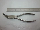 Crescent Tool Co. 888 6" Long Curved Needle Nose Pliers Usa 1950'S Era Used. Price: $25.00.