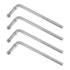 Bwbwnd 4 Pcs 90 Bend Exhaust Hanger Rods, 3/8 7.6 2.8 Inches, Silver New. Price: $20.94.