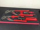 #BP054 Snap-on Tools Usa New Red Adjustable Joint Pliers Foam Set PLAJ600FR. Price: $899.95.