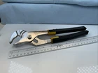 Stanley 84-024, 10IN. Groove Joint Adjustable Pliers, Black/yellow Grips Used. Price: $8.00.