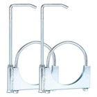 Lcgp 4" Universal Exhaust Clamp With Hanger Made Of Heavy-duty Inch, 2 Pcs New. Price: $38.76.
