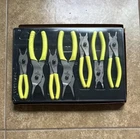 Rare New Snap-on Hi Viz 7PC Quick Release Ring Pliers Set SRPCR107HV. Price: $294.99.