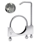 Datanly 2 Pcs 5 Universal Exhaust Clamp With Hanger, Made Inch, Silver New. Price: $50.89.