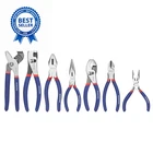 Workpro Pliers Set With Groove Joint, Long Nose, 7-PIECE, Red, Blue New. Price: $39.47.