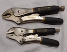Craftsman Professional Locking Pliers 45711 And 45714 9 Inches Lot 2 Used. Price: $37.99.