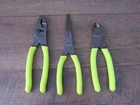Snap On Pc Hi Viz Yellow Pliers Cutters Set PL307ACFHV 47 87 97ACF New. Price: $175.00.