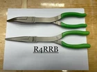 Snap-on Tools Usa New 2PC Green Soft Grip Long Neck Needle Nose Pliers Lot Set. Price: $199.95.