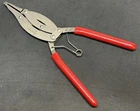 Snap-on High-leverage Red Soft Grip Transmission Ring Pliers SRP5C Used. Price: $89.95.