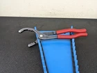 #BO475 Blue-point Tools Usa Red Soft Grip 10.5" Oil Filter Pliers Used. Price: $35.95.
