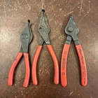 Snap-on Pc. + 1 Blue Point Ring Plier Set K23 Used. Price: $28.50.